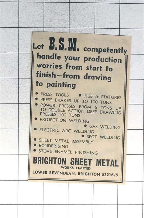 brighton sheet metal ltd|Brighton Sheet Metal Ltd. .